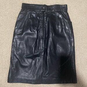 Leather skirt